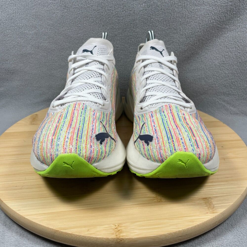 Puma Deviate Nitro Spectra Womens Size 10 Running Shoes Sneakers Multicolor - Picture 4 of 16